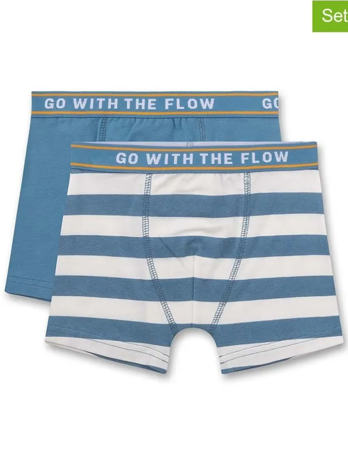 2er-Set: Boxershorts in Blau