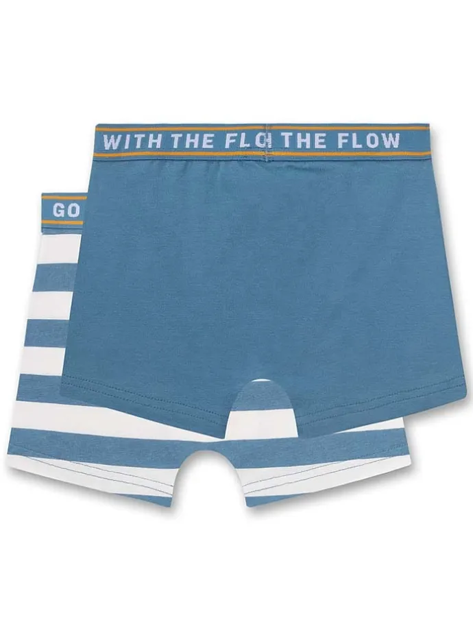 2er-Set: Boxershorts in Blau