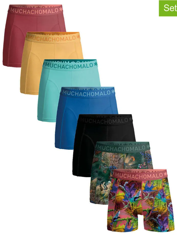 7er-Set: Boxershorts in Bunt