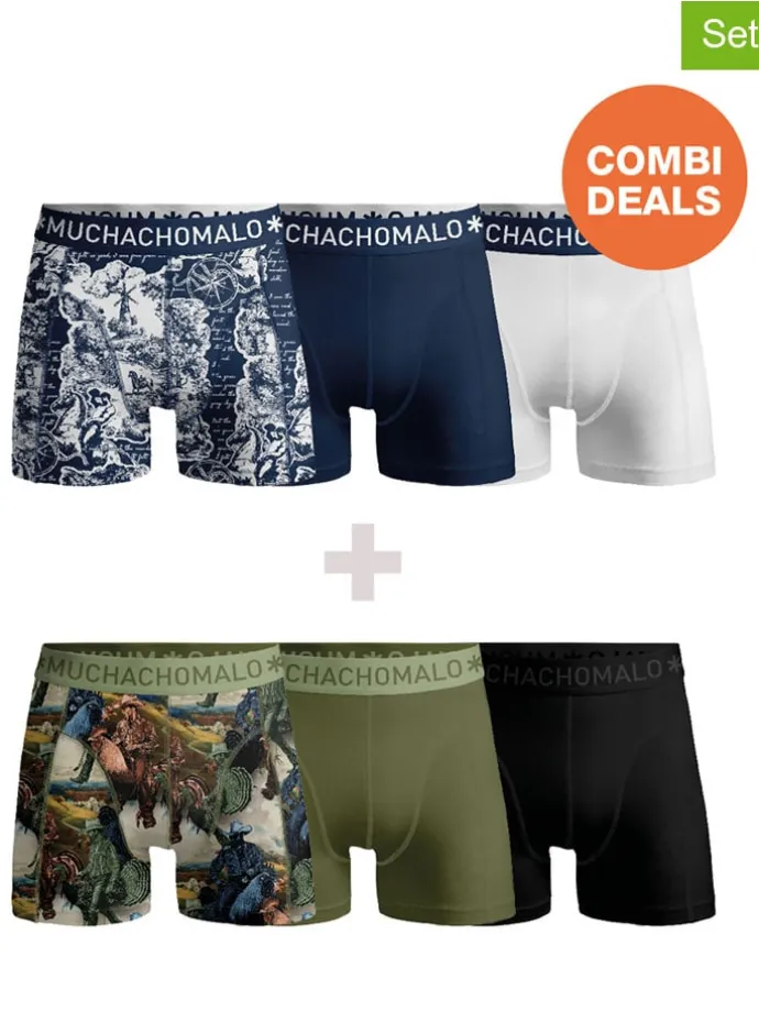 6er-Set: Boxershorts in Bunt