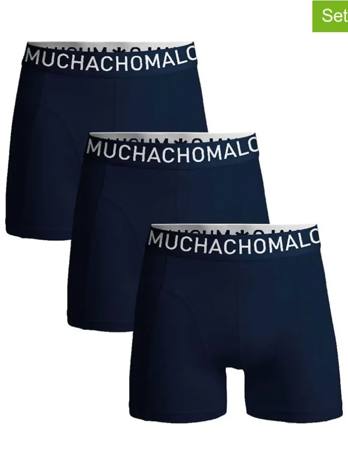 3er-Set: Boxershorts in Dunkelblau