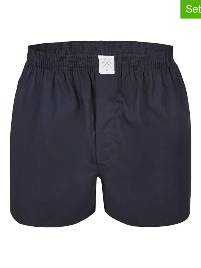 3er-Set: Boxershorts in Dunkelblau