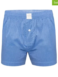 4er-Set: Boxershorts in Dunkelblau/ Hellblau