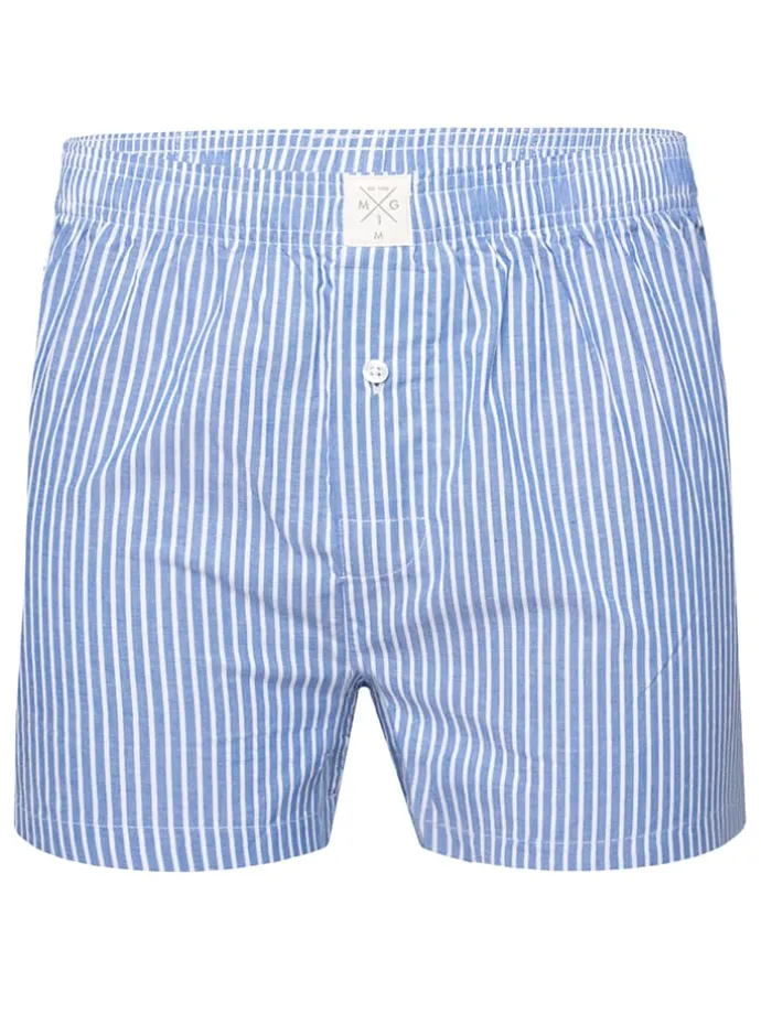 4er-Set: Boxershorts in Dunkelblau/ Hellblau