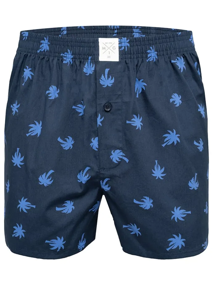 4er-Set: Boxershorts in Dunkelblau/ Hellblau