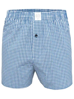 4er-Set: Boxershorts in Dunkelblau/ Hellblau