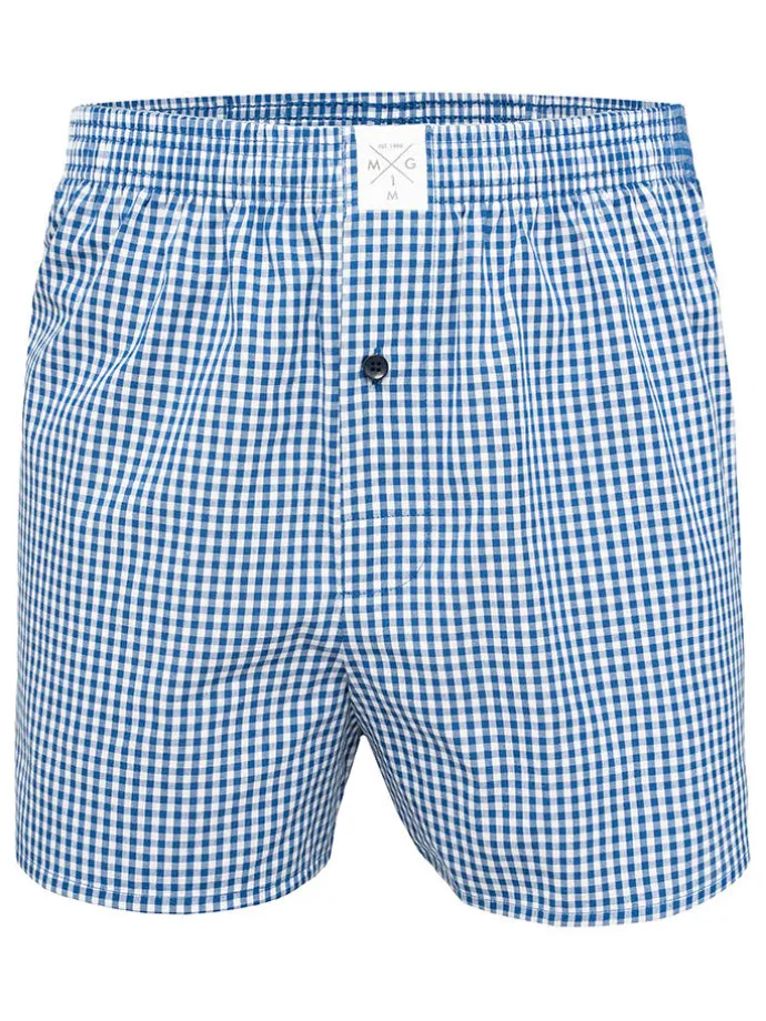 4er-Set: Boxershorts in Dunkelblau/ Hellblau