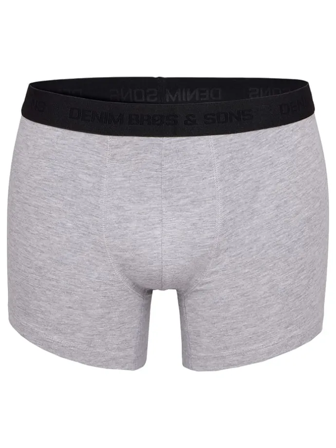 8er-Set: Boxershorts in Grau/ Schwarz