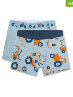 2er-Set: Boxershorts in Hellblau