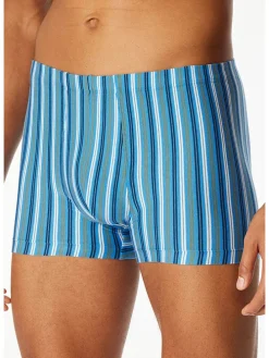 3er-Set: Boxershorts in Schwarz/ Hellblau