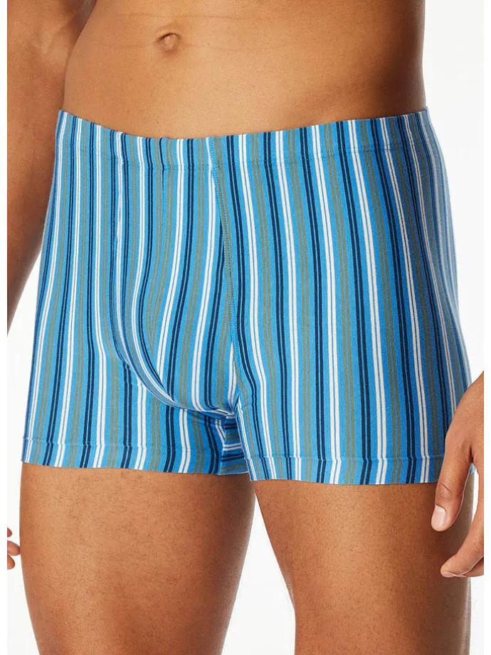 3er-Set: Boxershorts in Schwarz/ Hellblau