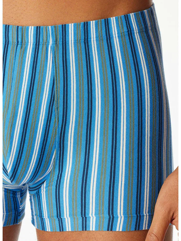 3er-Set: Boxershorts in Schwarz/ Hellblau
