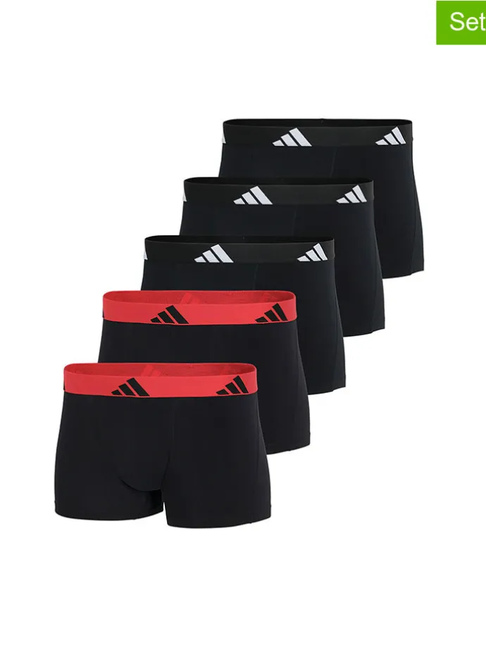 5er-Set: Boxershorts in Schwarz