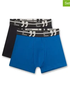 2er-Set: Boxershorts in Schwarz/ Blau
