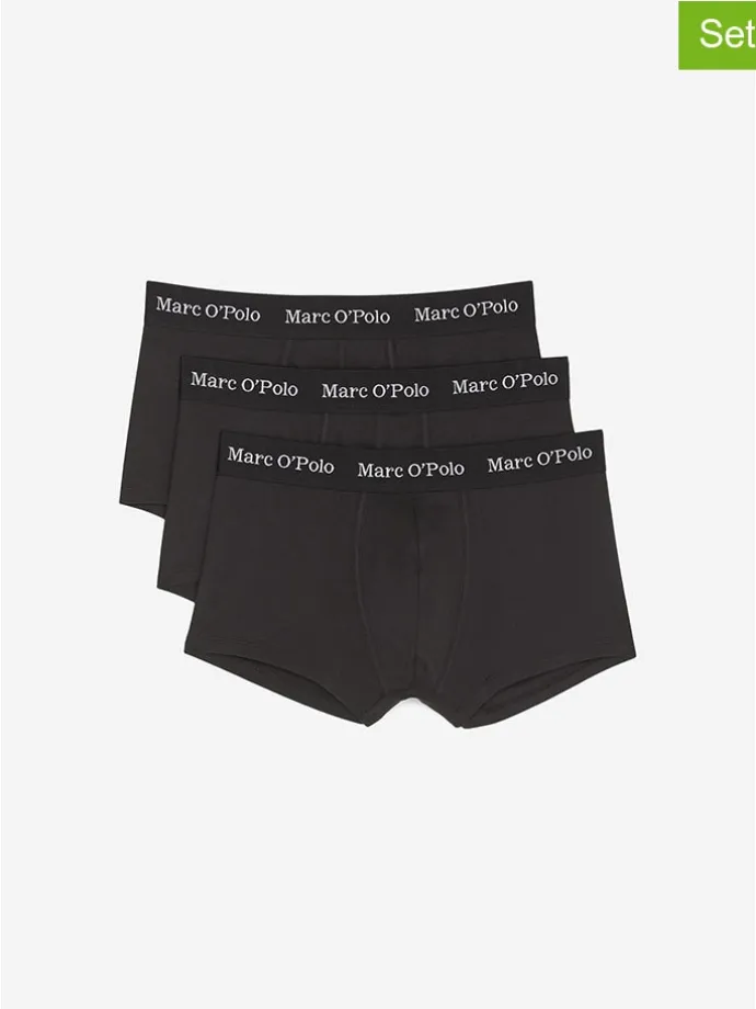 3er-Set: Boxershorts in Schwarz