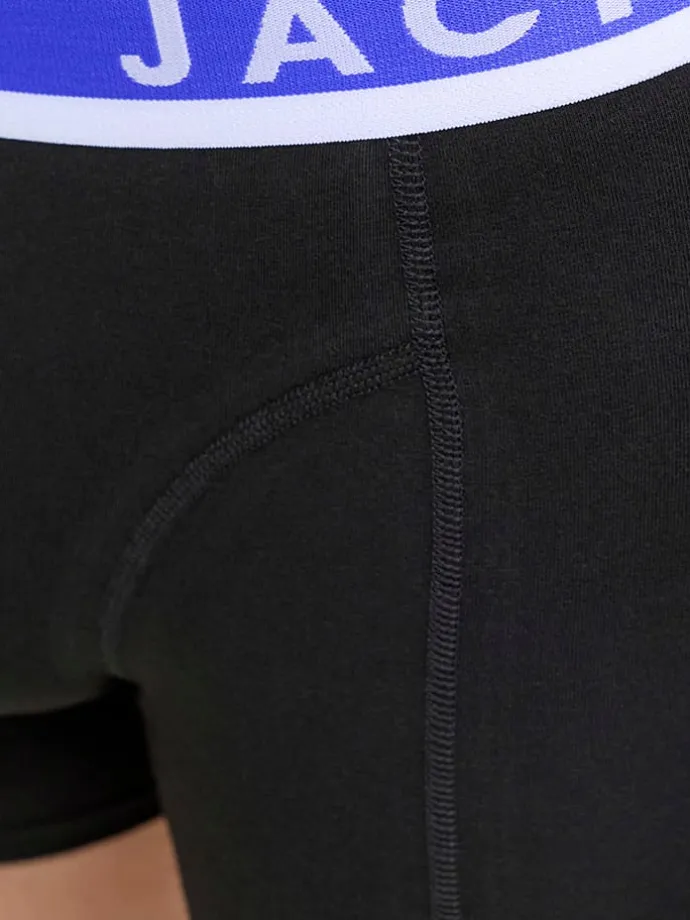 3er-Set: Boxershorts "Jaceaston" in Schwarz/ Blau/ Khaki