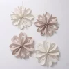 4er-Set: Dekoanhänger "Kassio" in Creme/ Beige - (H)6 cm