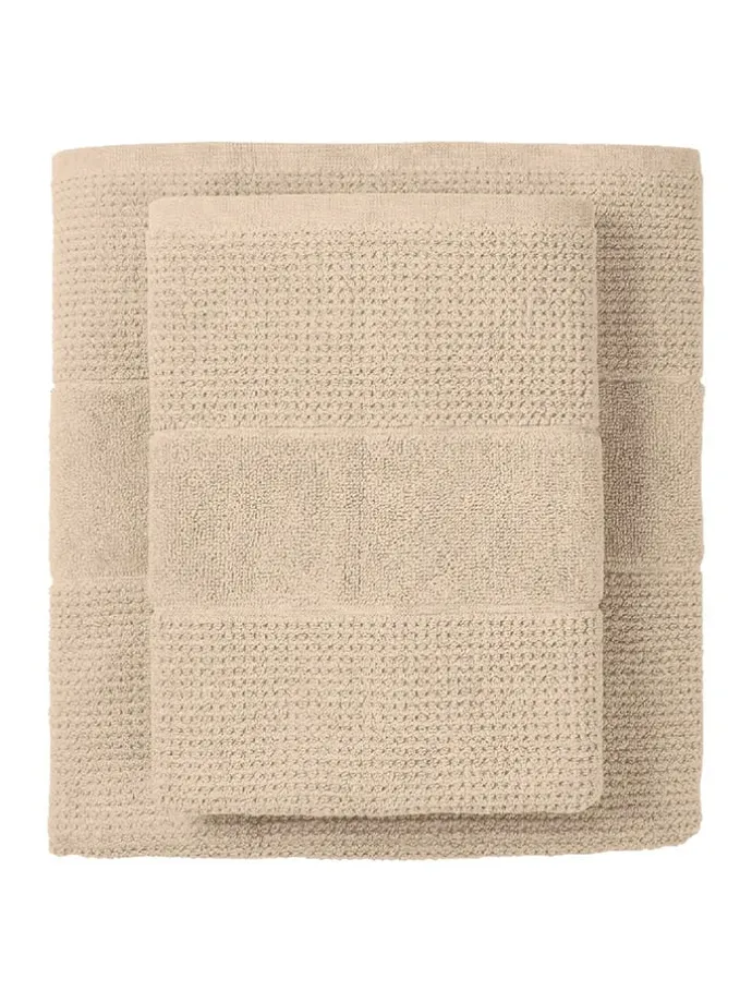 2er-Set: Duschtücher "Turin" in Beige