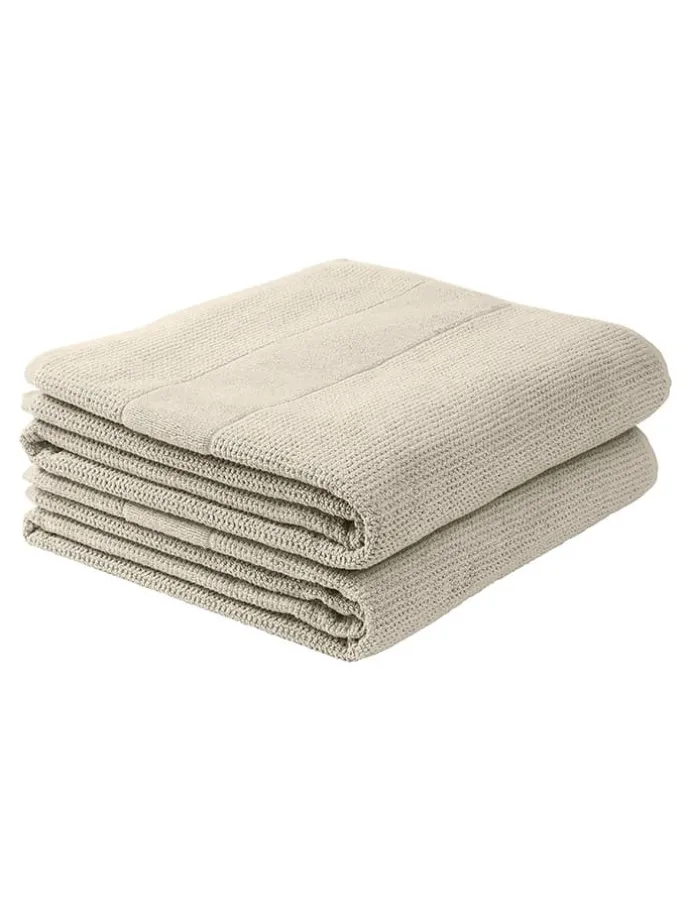 2er-Set: Duschtücher "Turin" in Beige