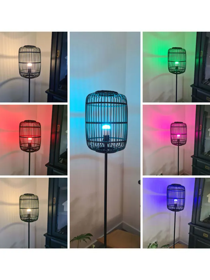 4er-Set: E27 LED-Leuchtmittel in Bunt - EEK G (A bis G)