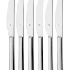 6er-Set: Edelstahl-Steakmesser "Nuova" - (L)23 cm