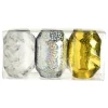 4er-Set: Eiknäuel "Fancy" in Silber/ Gold - 4x 3 Stück (à 15 m)