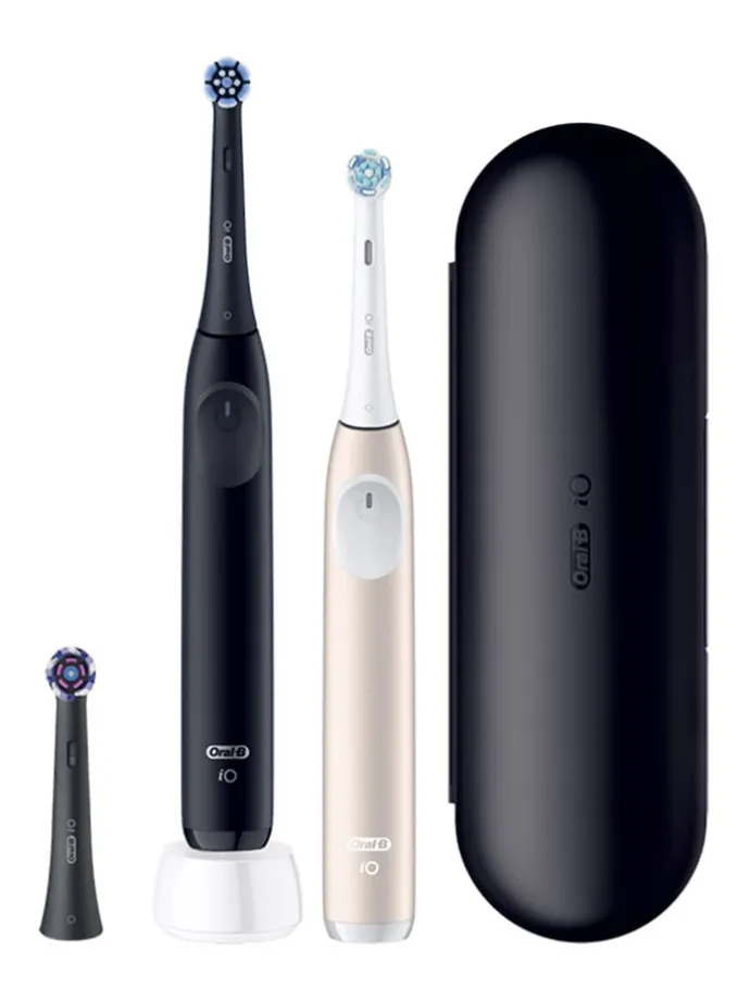 2er-Set: Elektrische Zahnbürsten "iO Series 2" in Schwarz/ Gold