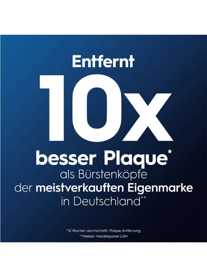 10er-Set: Ersatz-Bürstenköpfe "Precision Clean" in Weiß