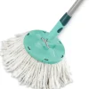 2er-Set: Ersatzköpfe "Disc Mop" in Weiß/ Türkis - 2x 2 Stück