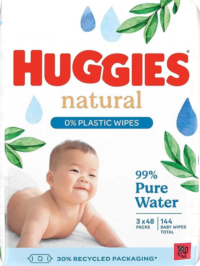 4er-Set: Feuchttücher "Natural" - 4x 3er-Pack