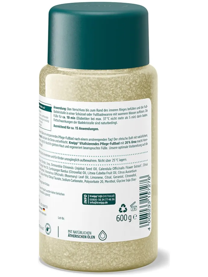 3er-Set: Fußbadekristalle, je 600 g