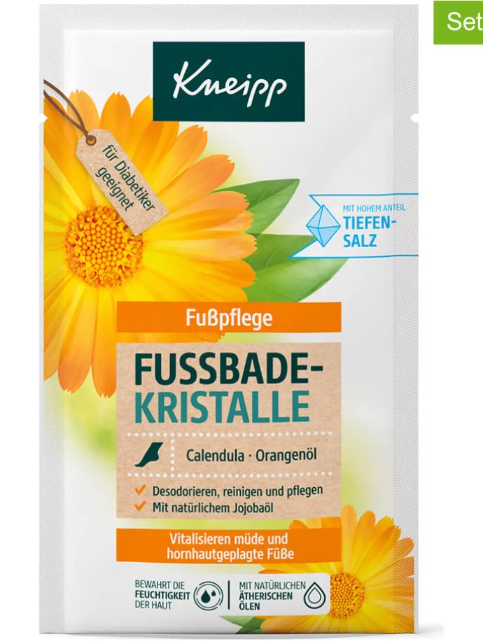 12er-Set: Fußbadekristalle, je 40 g
