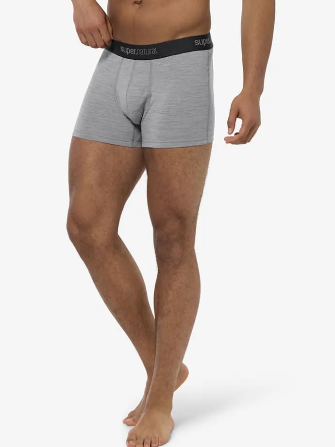 2er-Set: Funktionsboxershorts in Hellgrau