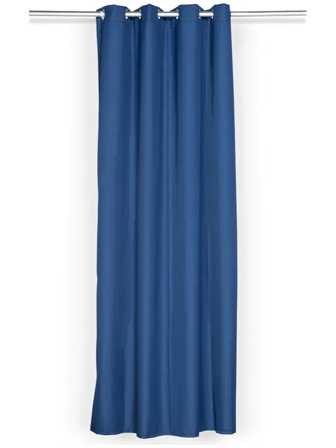 2er-Set: Gardine in Blau - (L)240 x (B)135 cm
