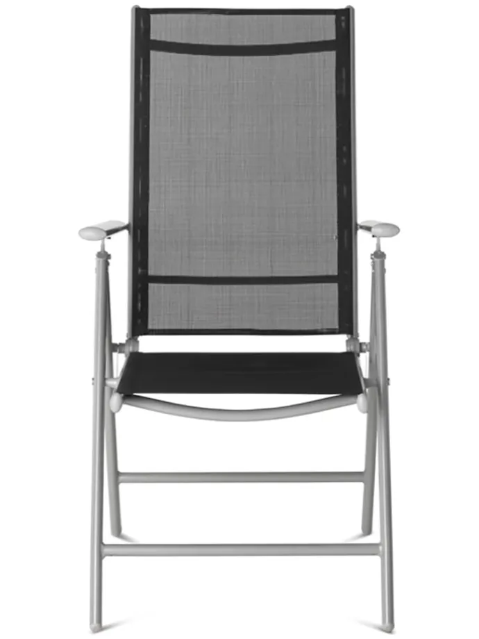 2er-Set: Gartenstühle in Anthrazit - (B)56 x (H)106 x (T)87,5 cm