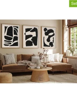 3er-Set: Gerahmte Kunstdrucke