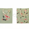 12er-Set: Geschenktüten ''Natalotto'' in Grün - (B)22 x (H)26 x (T)10 cm