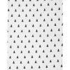 2er-Set: Geschirrtücher "Tannen" in Weiß/ Schwarz - (L)70 x (B)45 cm