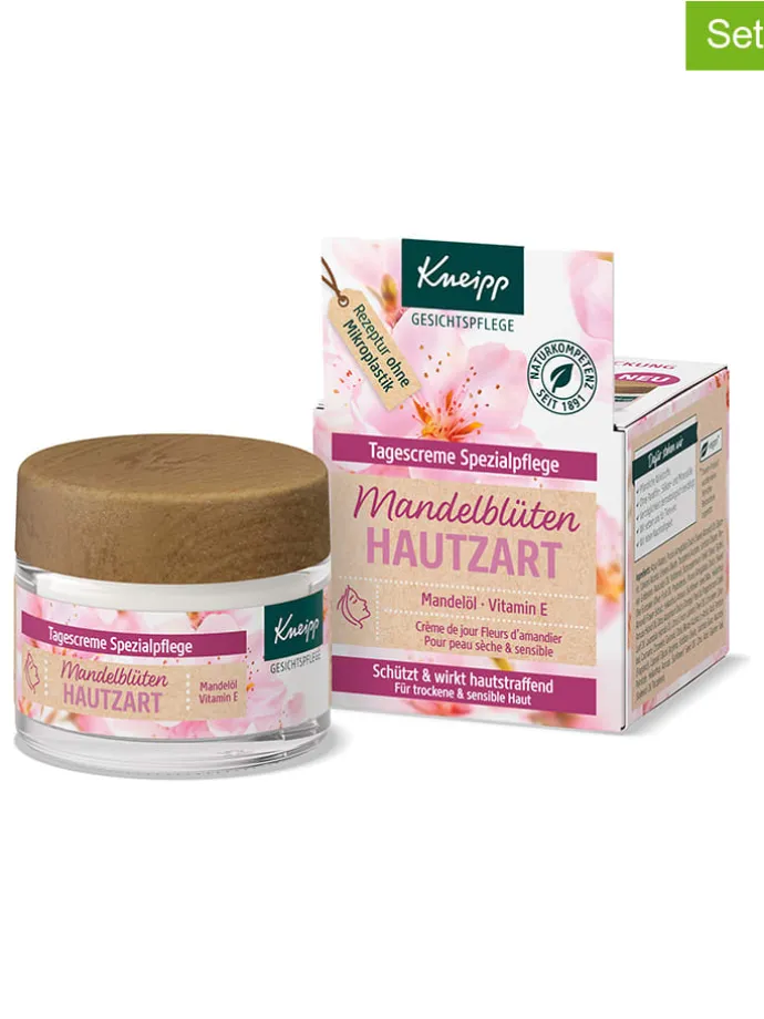 2er-Set: Gesichtscreme Mandelblüten Hautzart", je 50 ml
