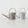 2er-Set: Gießkannen "Moldura" in Lila/ Grau - (B)43 x (H)25,5 x (T)13 cm
