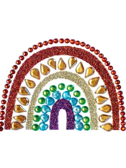 10er-Set: Glitzersticker "Regenbogen" - ab 3 Jahren