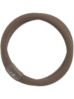 2er-Set: Haargummis in Braun/ Hellbraun/ Beige/ Creme - á 5 Stück