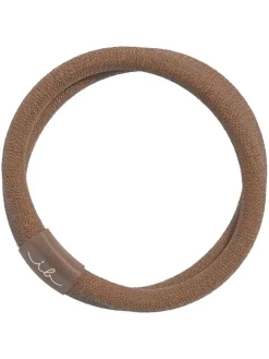 2er-Set: Haargummis in Braun/ Hellbraun/ Beige/ Creme - á 5 Stück