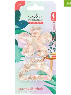 2er-Set: Haarspange in Beige/ Rosa - á 2 Stück
