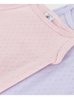 2er-Set: Hemdchen in Lila/ Rosa
