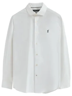 2er-Set: Hemden - Slim fit - in Weiß/ Dunkelblau