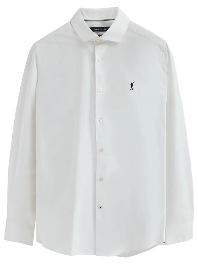 2er-Set: Hemden - Slim fit - in Weiß/ Dunkelblau