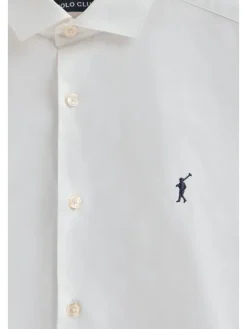 2er-Set: Hemden - Slim fit - in Weiß/ Dunkelblau