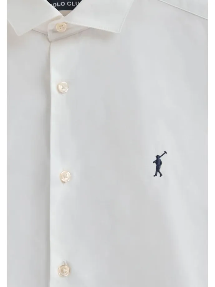 2er-Set: Hemden - Slim fit - in Weiß/ Dunkelblau