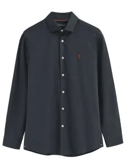 2er-Set: Hemden - Slim fit - in Weiß/ Dunkelblau